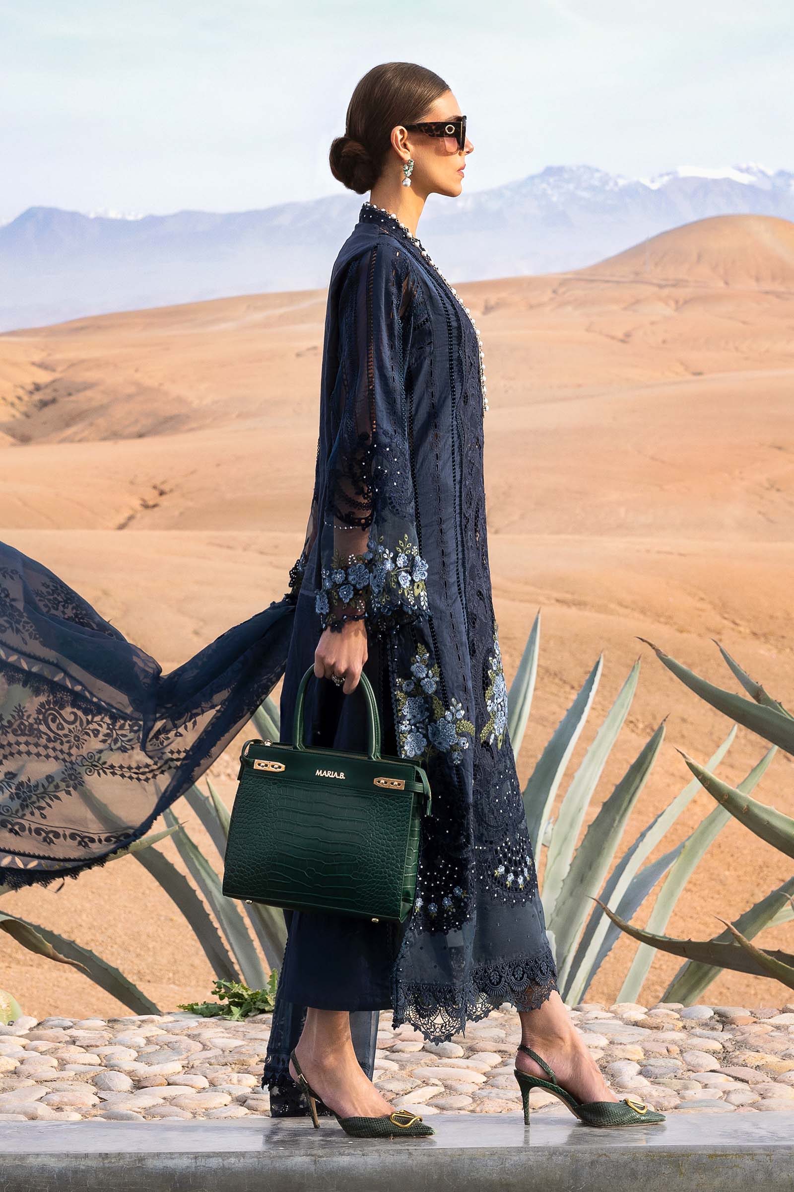 MARIA B. - 3 Piece Unstitched Embroidered Lawn Suit