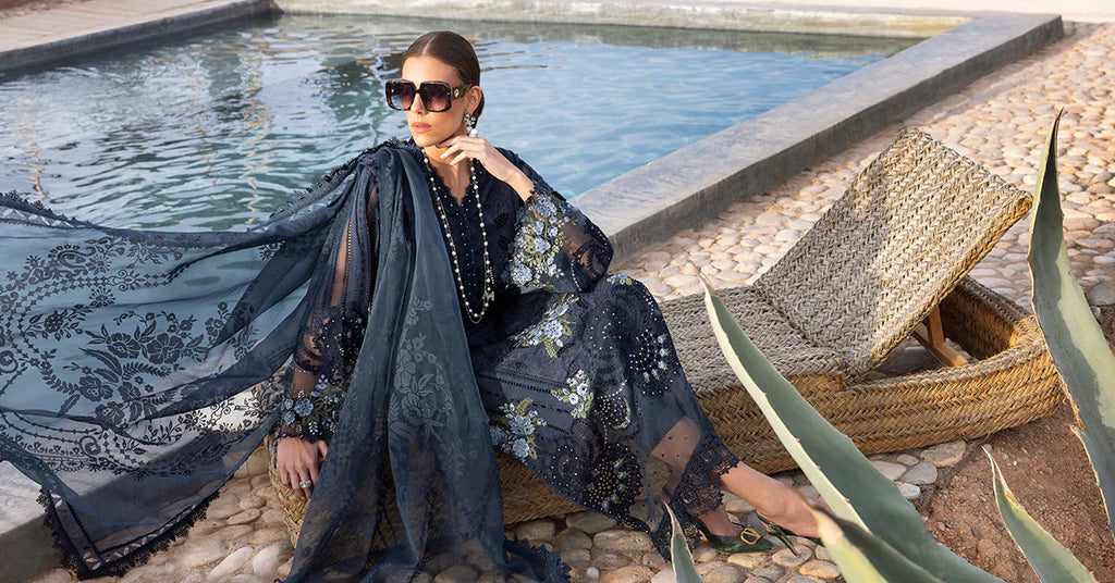 MARIA B. - 3 Piece Unstitched Embroidered Lawn Suit