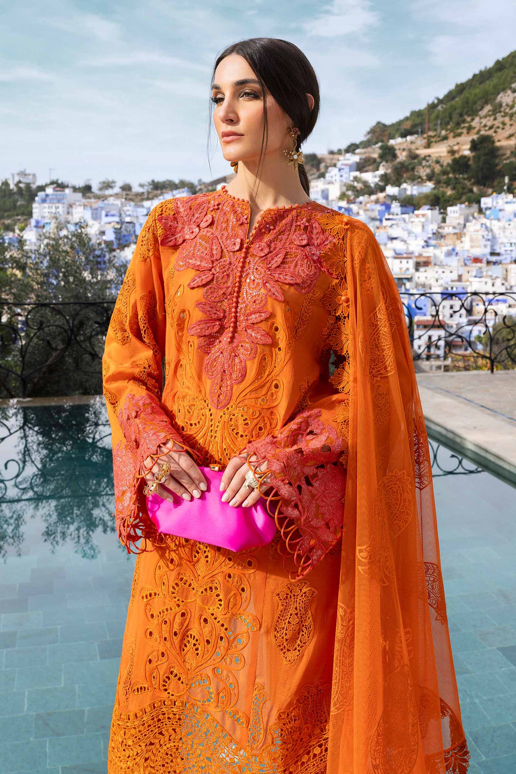 MARIA B. - 3 Piece Unstitched Embroidered Paper Cotton Suit