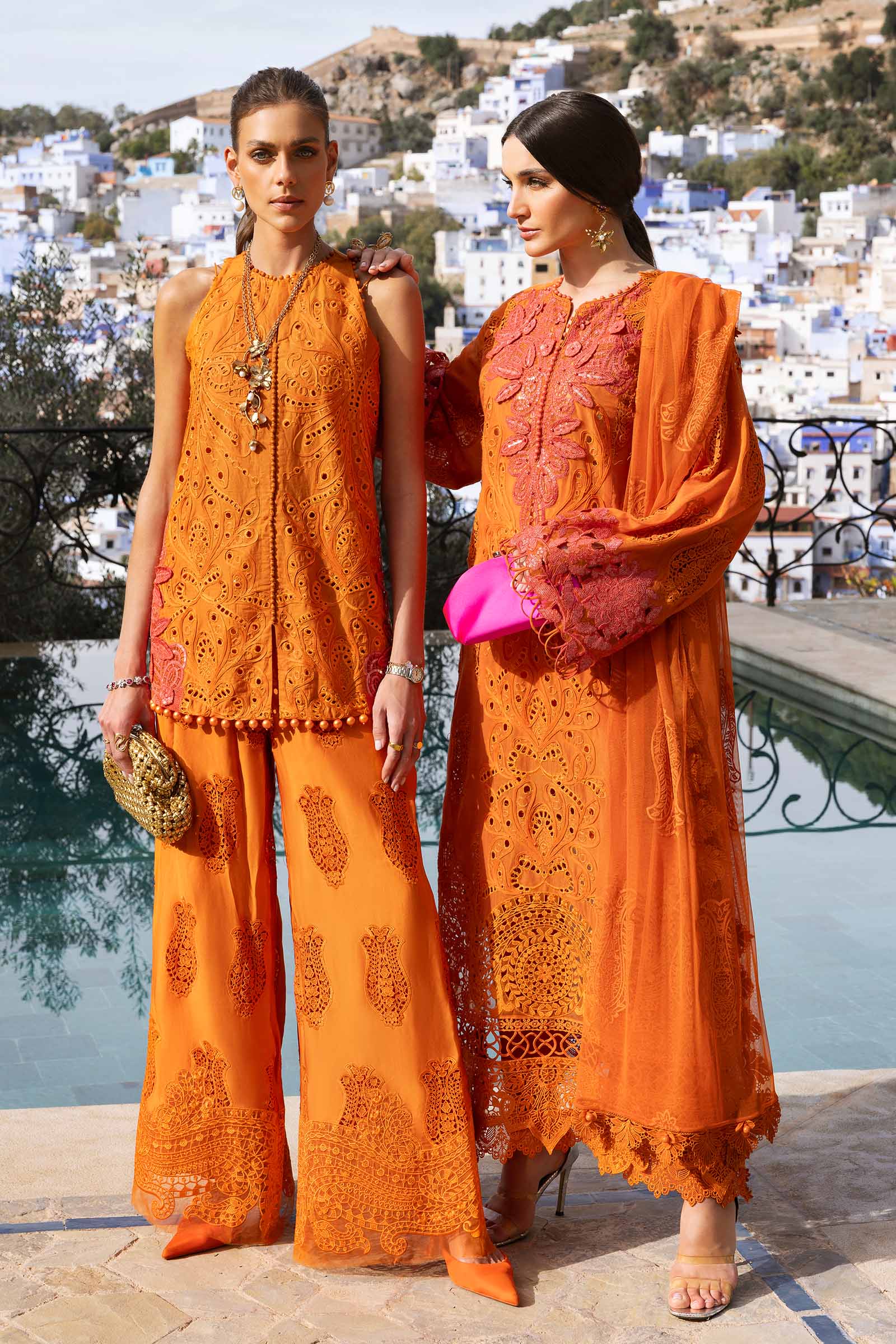 MARIA B. - 3 Piece Unstitched Embroidered Paper Cotton Suit