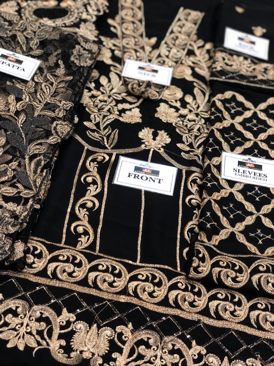 Gulal - Embroidered Luxury Chiffon Malai 3 Piece Unstitched