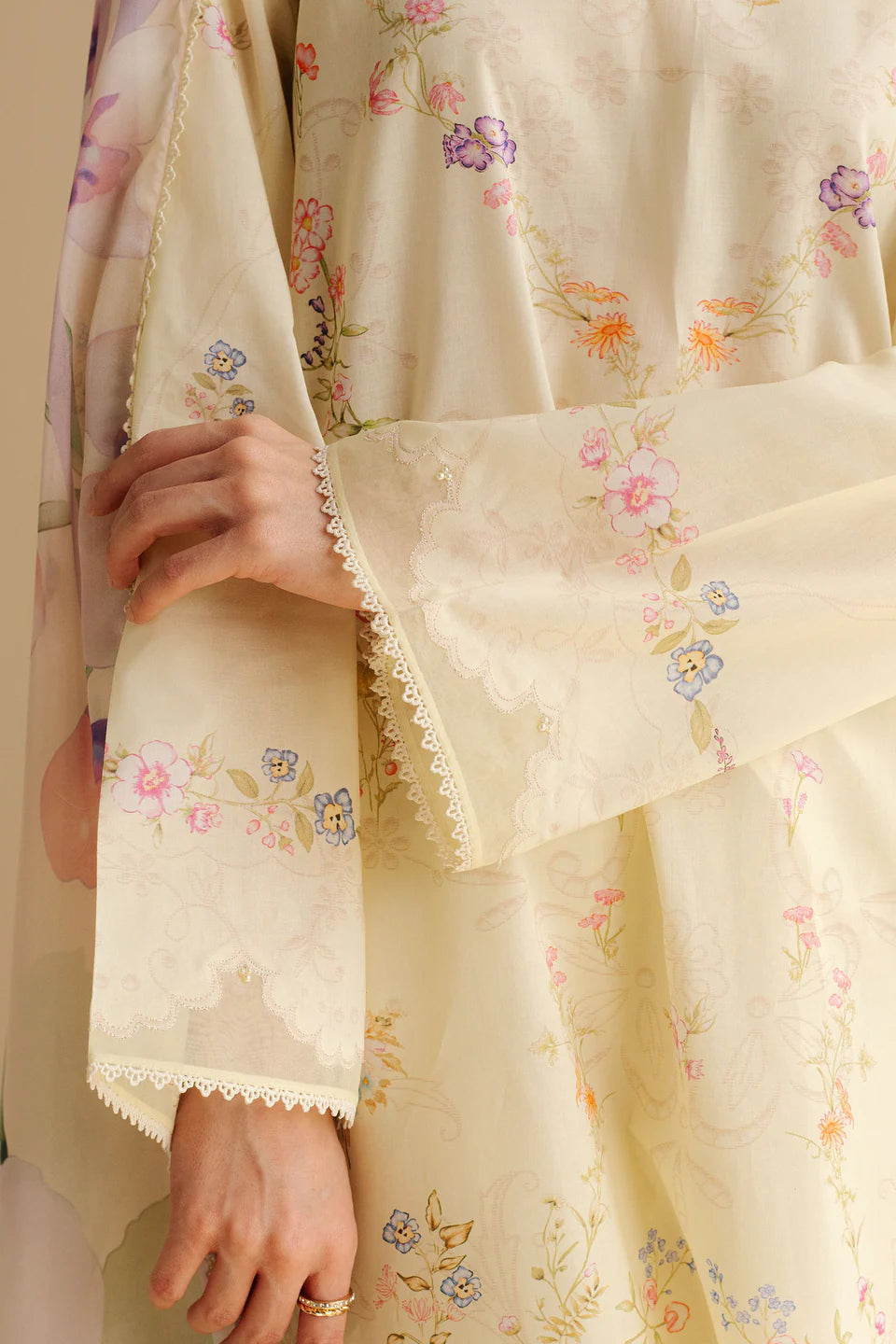 COCO BY ZARA SHAHJAHAN - 3PC UNSTITCHED - PRIINTED LAWN