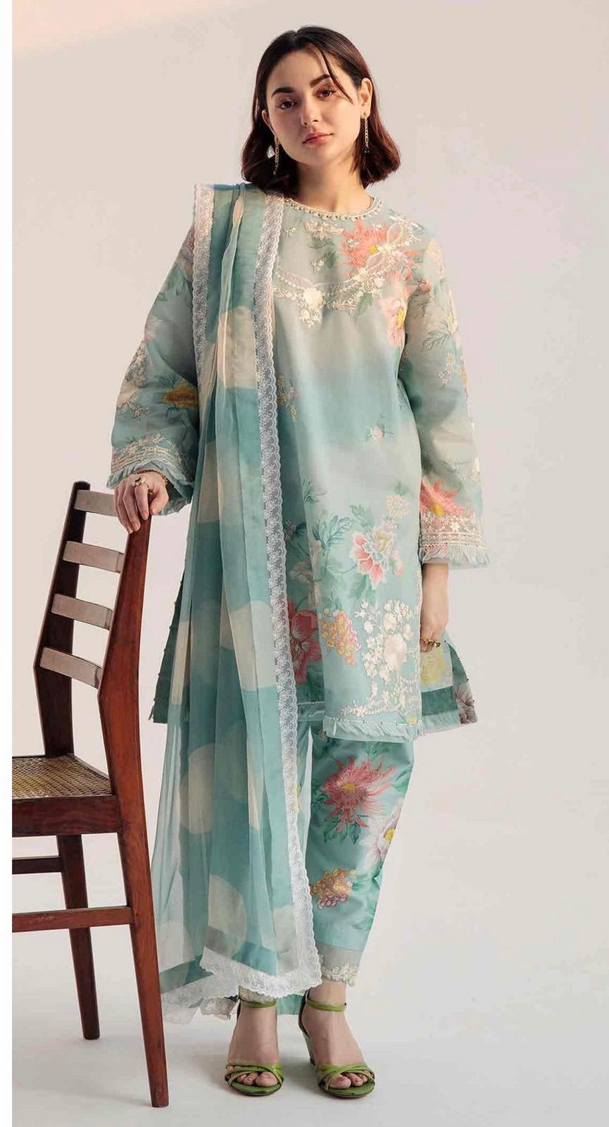 Coco by Zara Shahjahan - 3 Piece Embroidered Lawn Unstitched