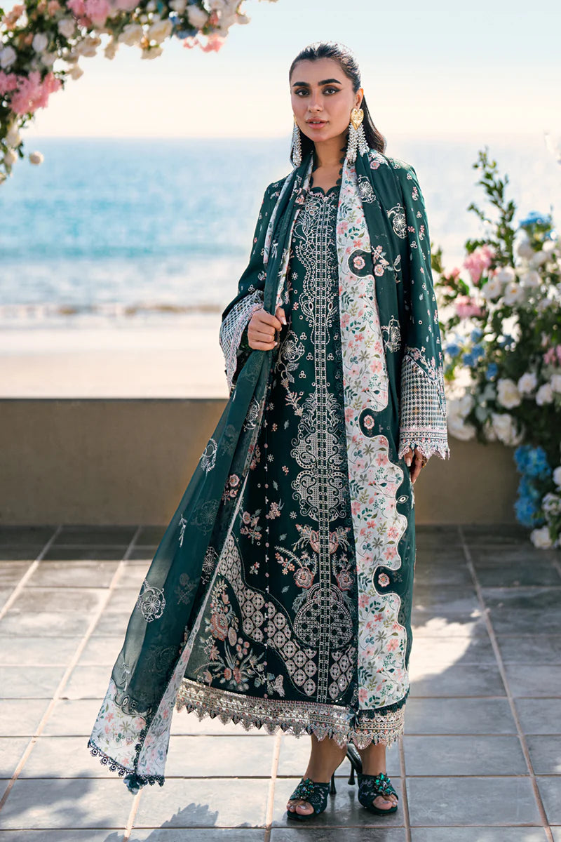 QALAMKAR - 3PC EMBROIDERED Unstitched