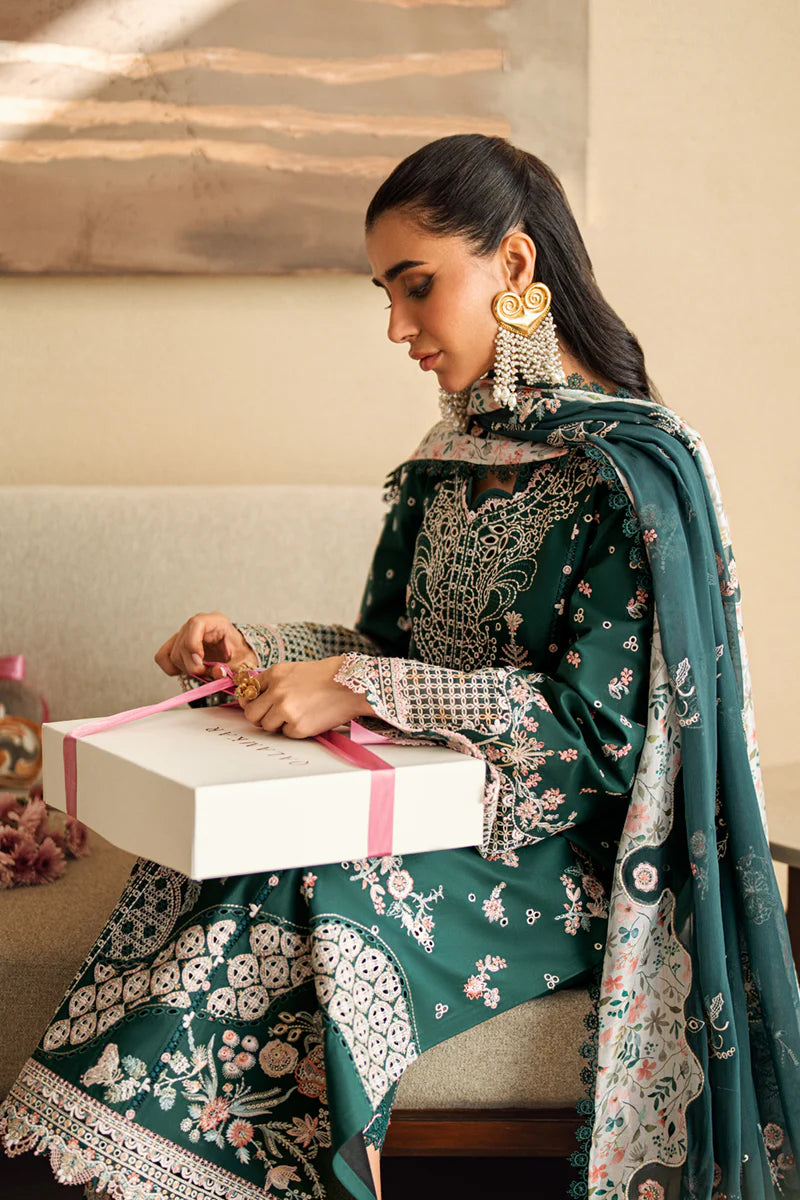 QALAMKAR - 3PC EMBROIDERED Unstitched