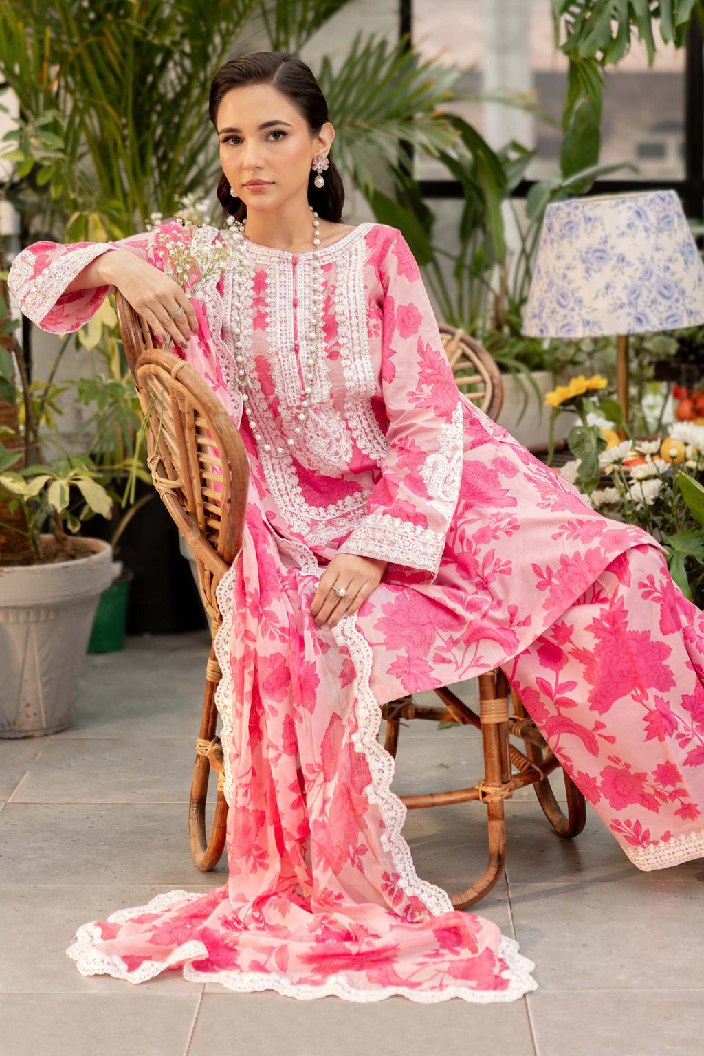 MARIA B. - 3 Piece Unstitched Embroidered Lawn Suit