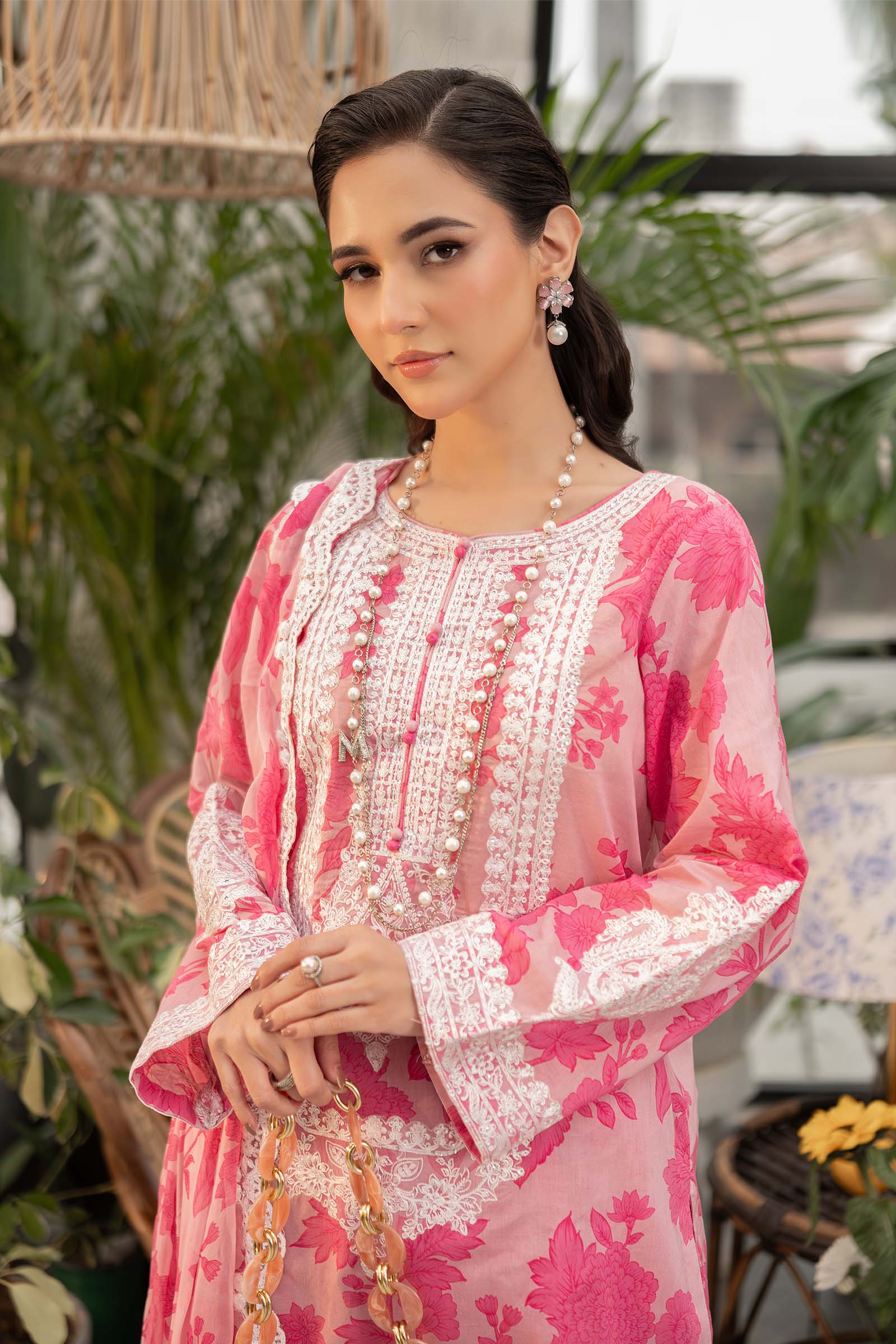 MARIA B. - 3 Piece Unstitched Embroidered Lawn Suit