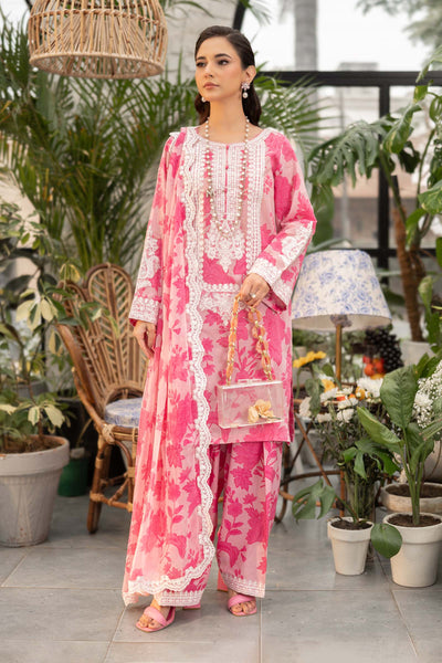 MARIA B. - 3 Piece Unstitched Embroidered Lawn Suit