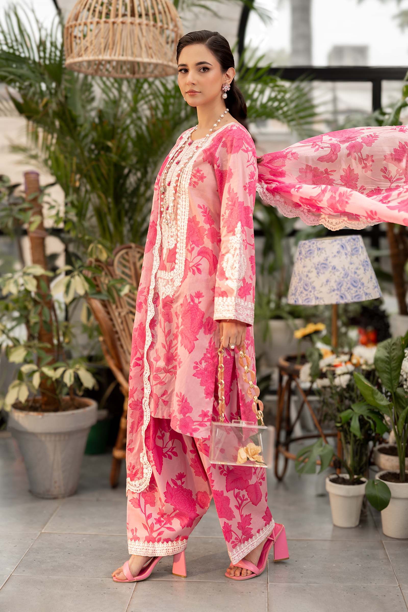 MARIA B. - 3 Piece Unstitched Embroidered Lawn Suit