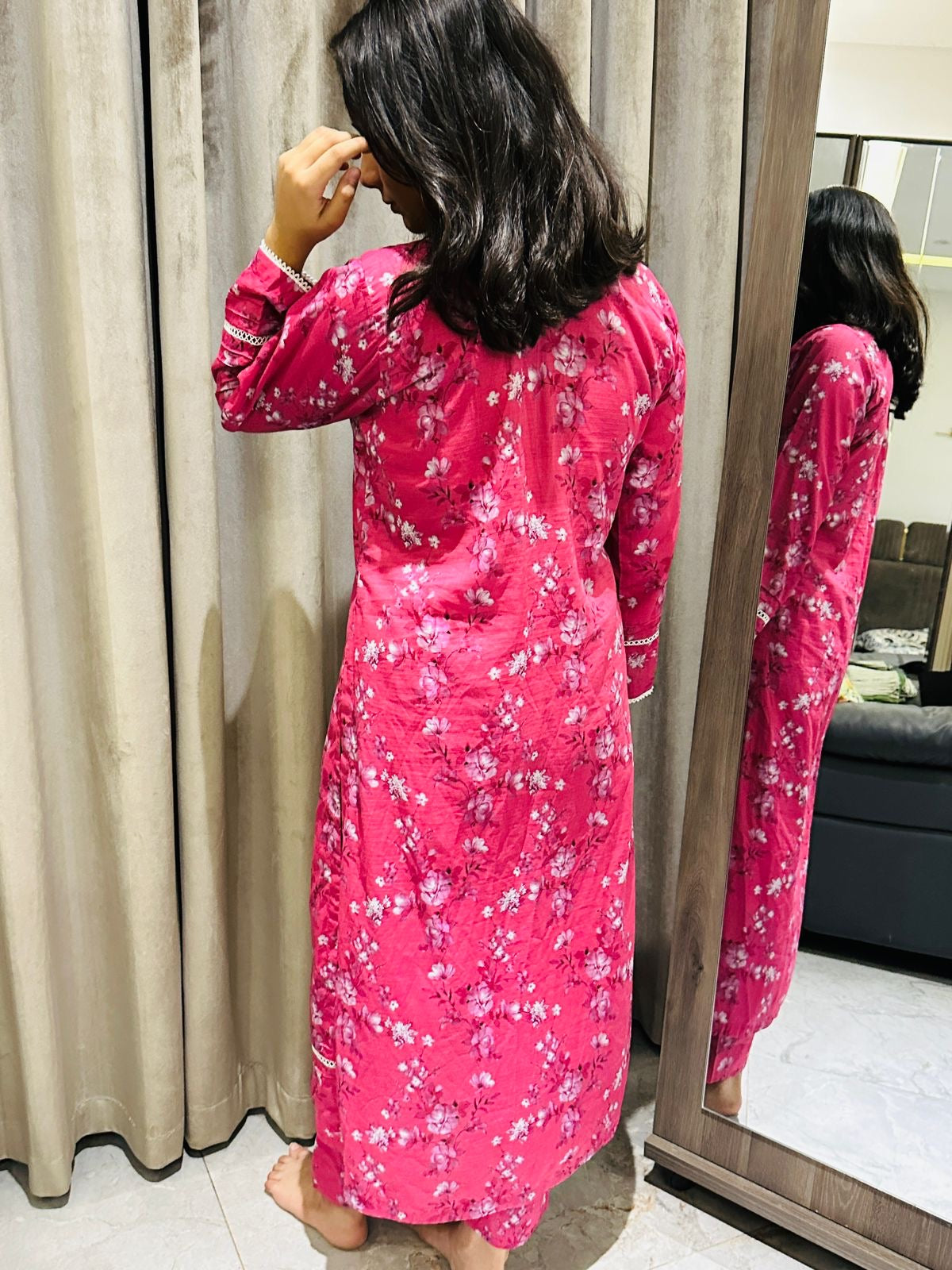 Ready to Wear | 2-Piece Lawn Suit Stitched