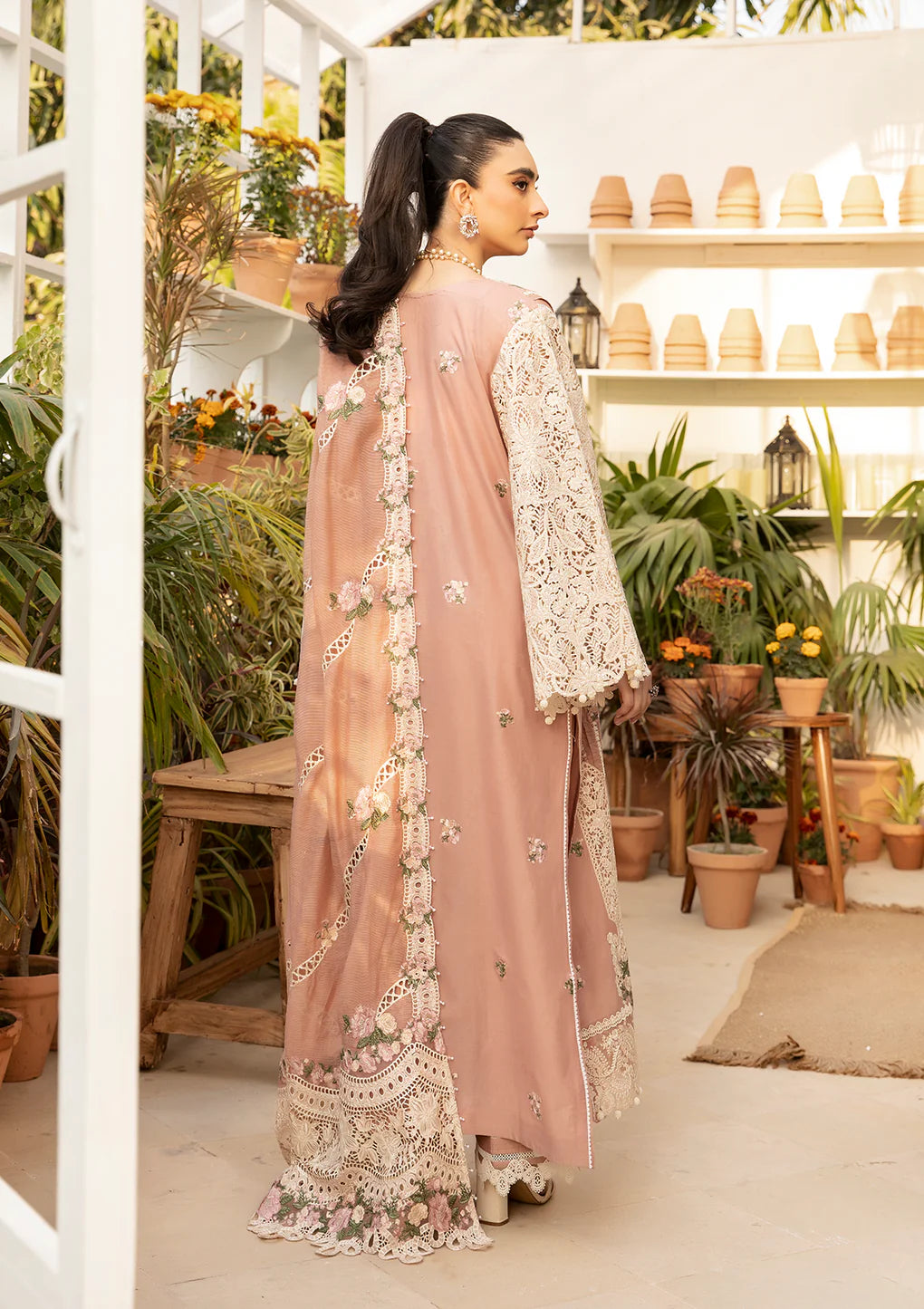 Elaf - 3 Piece Embroidered Unstitched Luxury Lawn