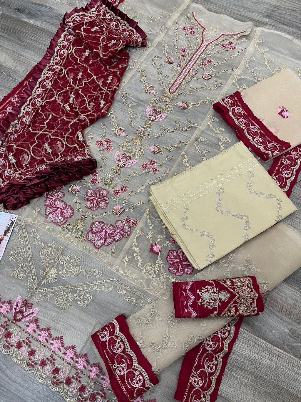 MARIA.B. - Unstitched Fully Embroidered