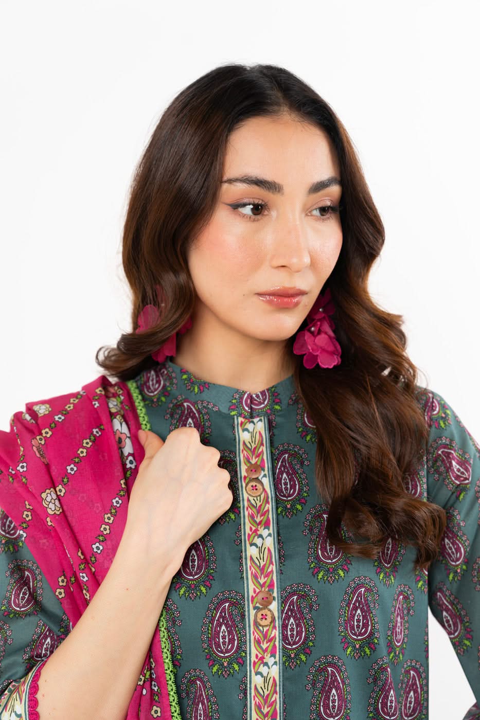 AlKaram- 3 Piece Printed Lawn Unstitched