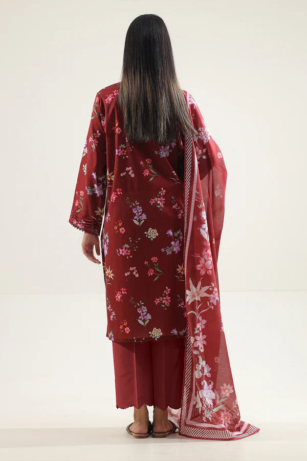 SAYA -  Unstitched Printed Lawn 3 Piece