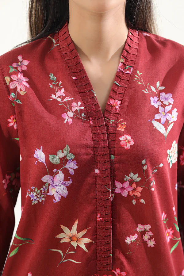 SAYA -  Unstitched Printed Lawn 3 Piece