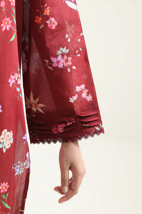 SAYA -  Unstitched Printed Lawn 3 Piece