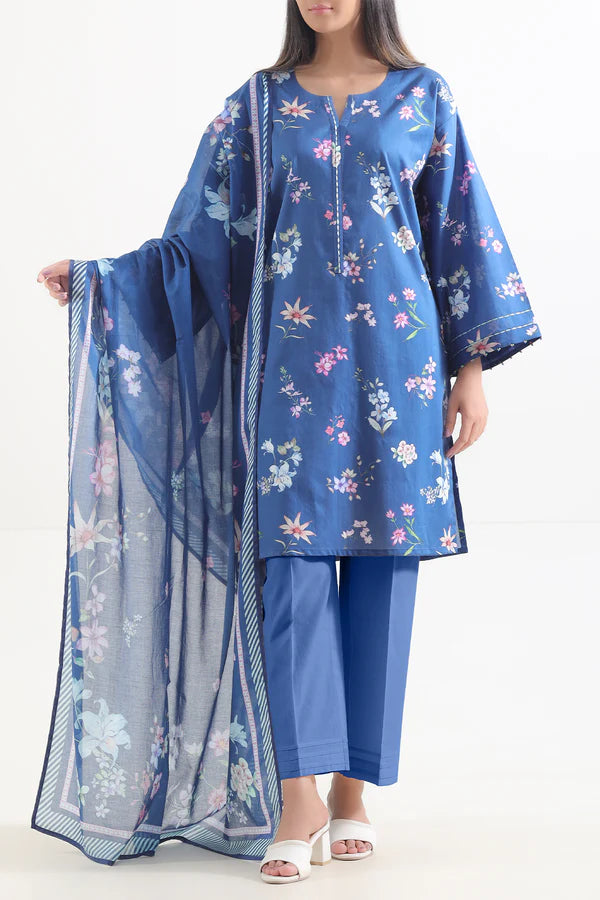 SAYA - Unstitched Printed Lawn 3 Piece