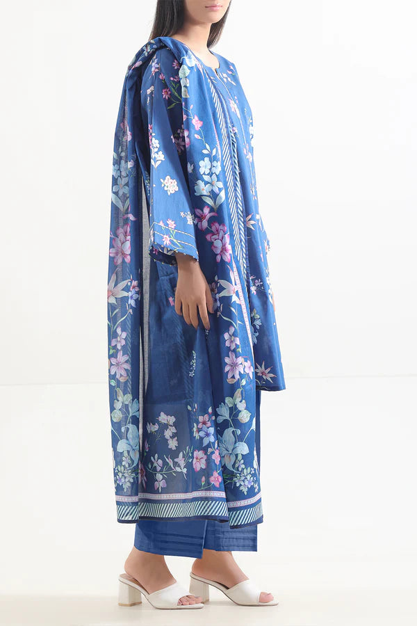 SAYA - Unstitched Printed Lawn 3 Piece