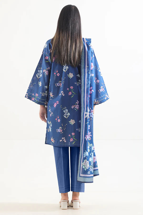 SAYA - Unstitched Printed Lawn 3 Piece