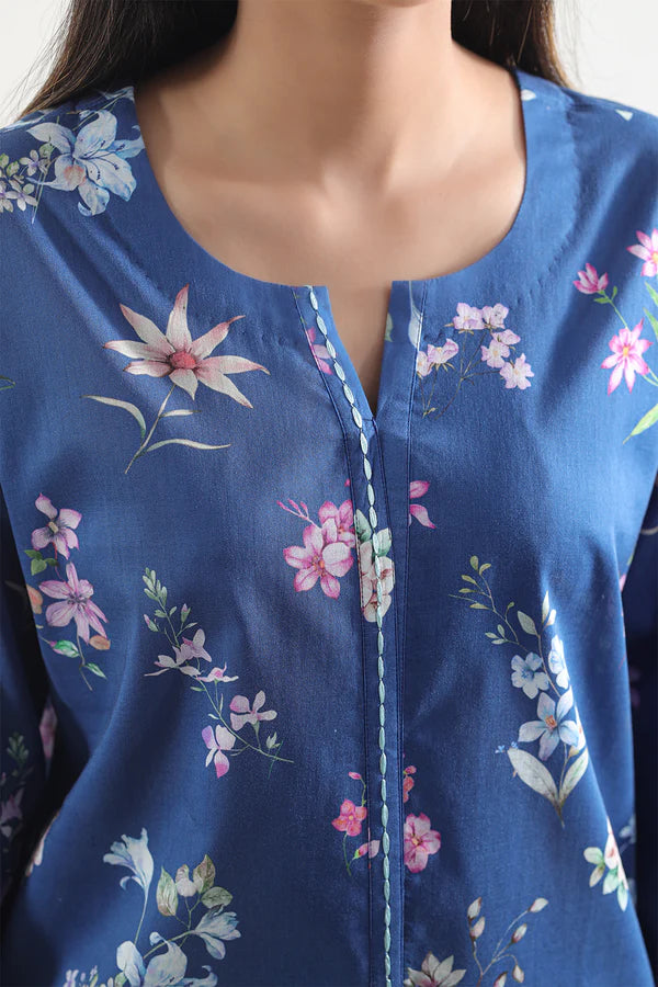 SAYA - Unstitched Printed Lawn 3 Piece