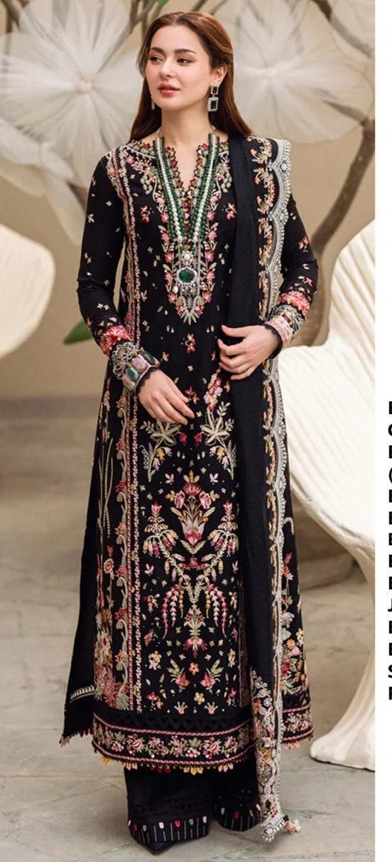 QALAMKAR - 3PC EMBROIDERED Unstitched