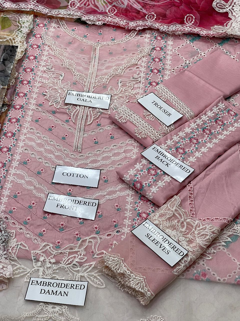 CRIMSON-  Luxury Embroidered Lawn 3PC Unstitched