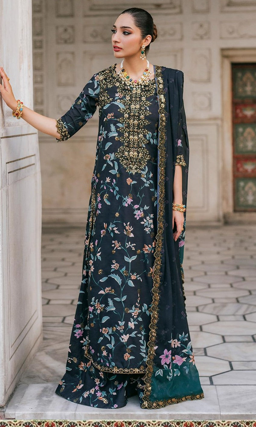 IZNIK - Embroidered Lawn 3- Piece Unstitched