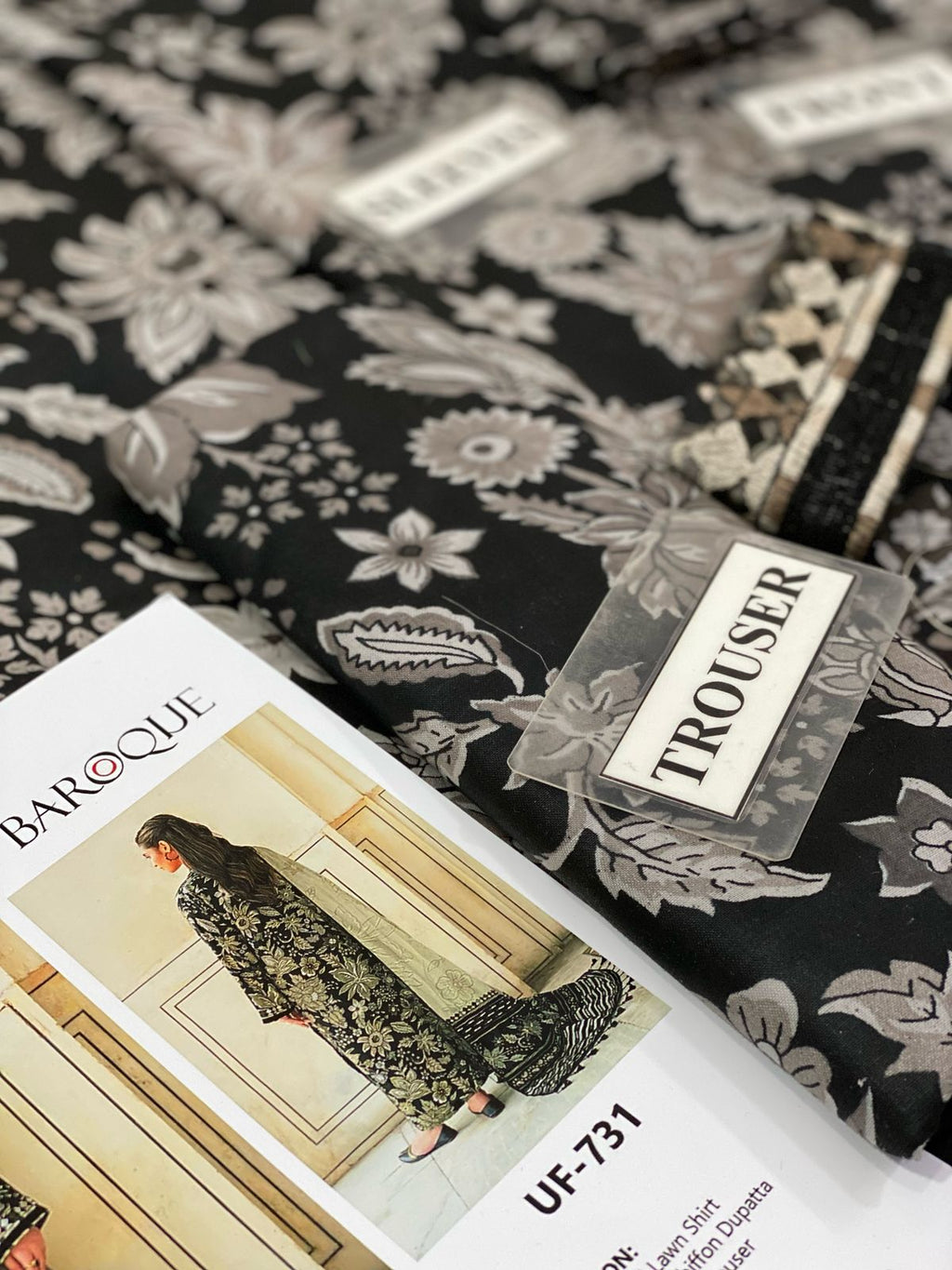 Baroque -  Embroidered Lawn 3 piece Unstitched