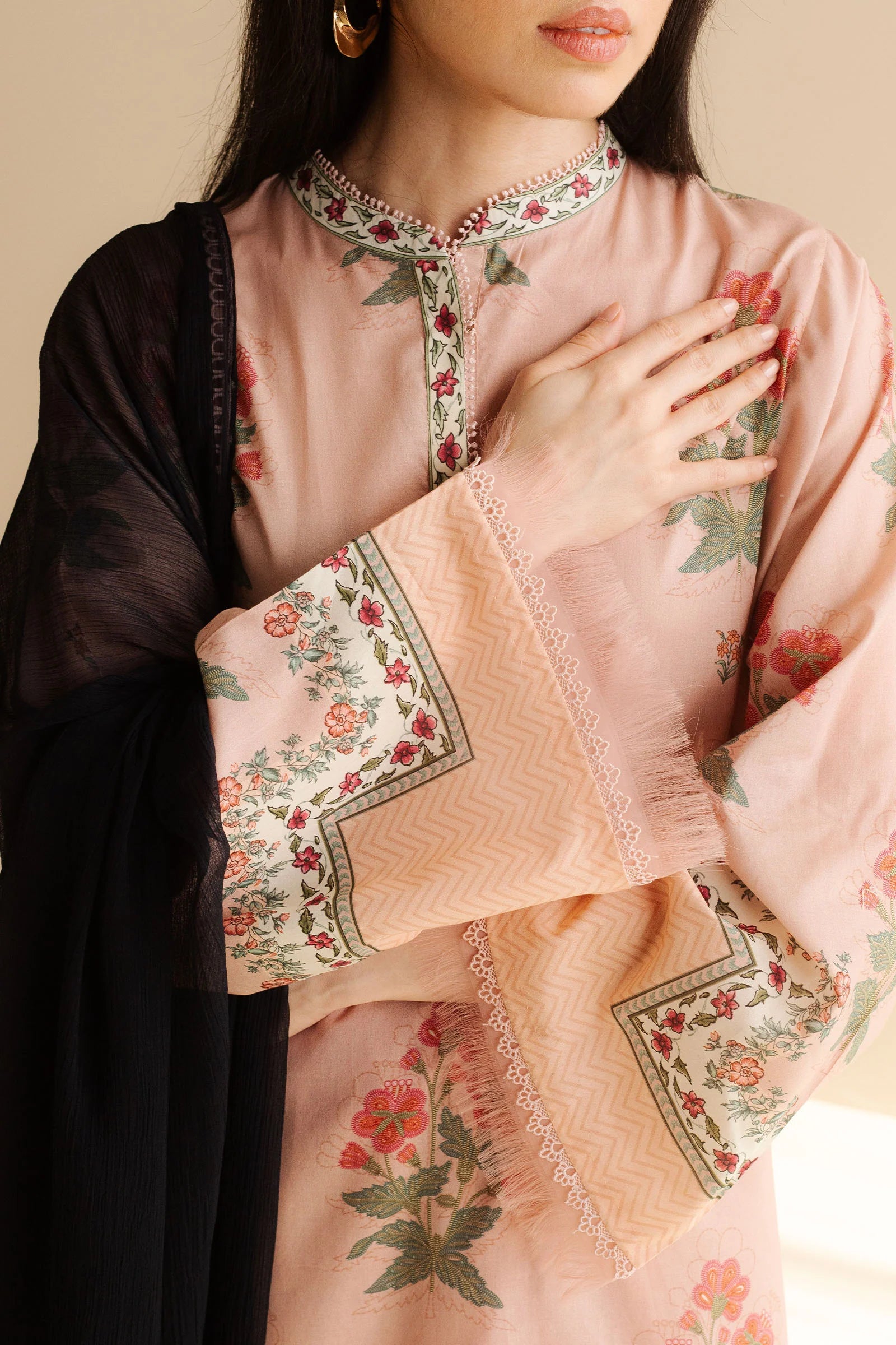 COCO BY ZARA SHAHJAHAN - 3PC UNSTITCHED - PRIINTED LAWN