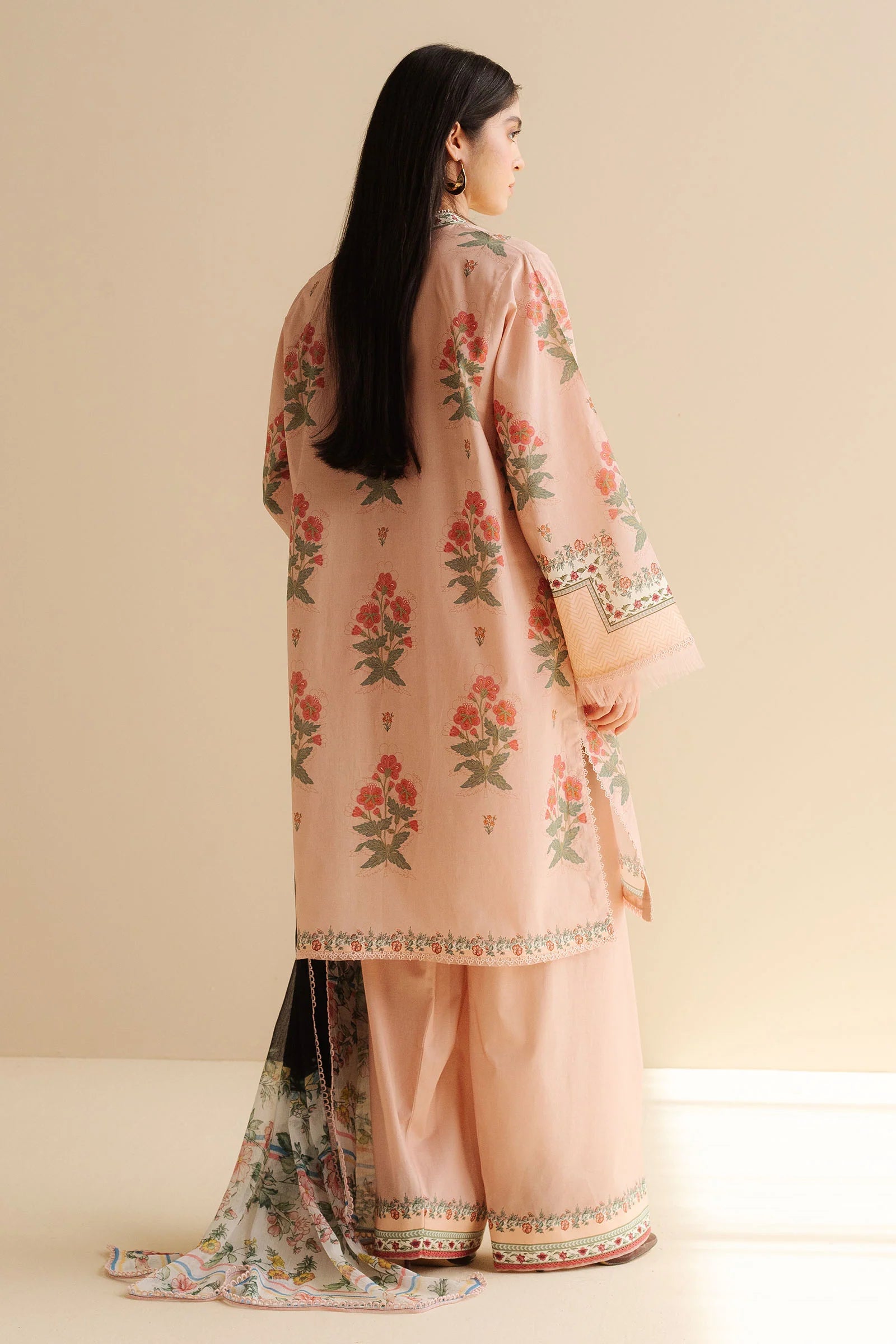 COCO BY ZARA SHAHJAHAN - 3PC UNSTITCHED - PRIINTED LAWN