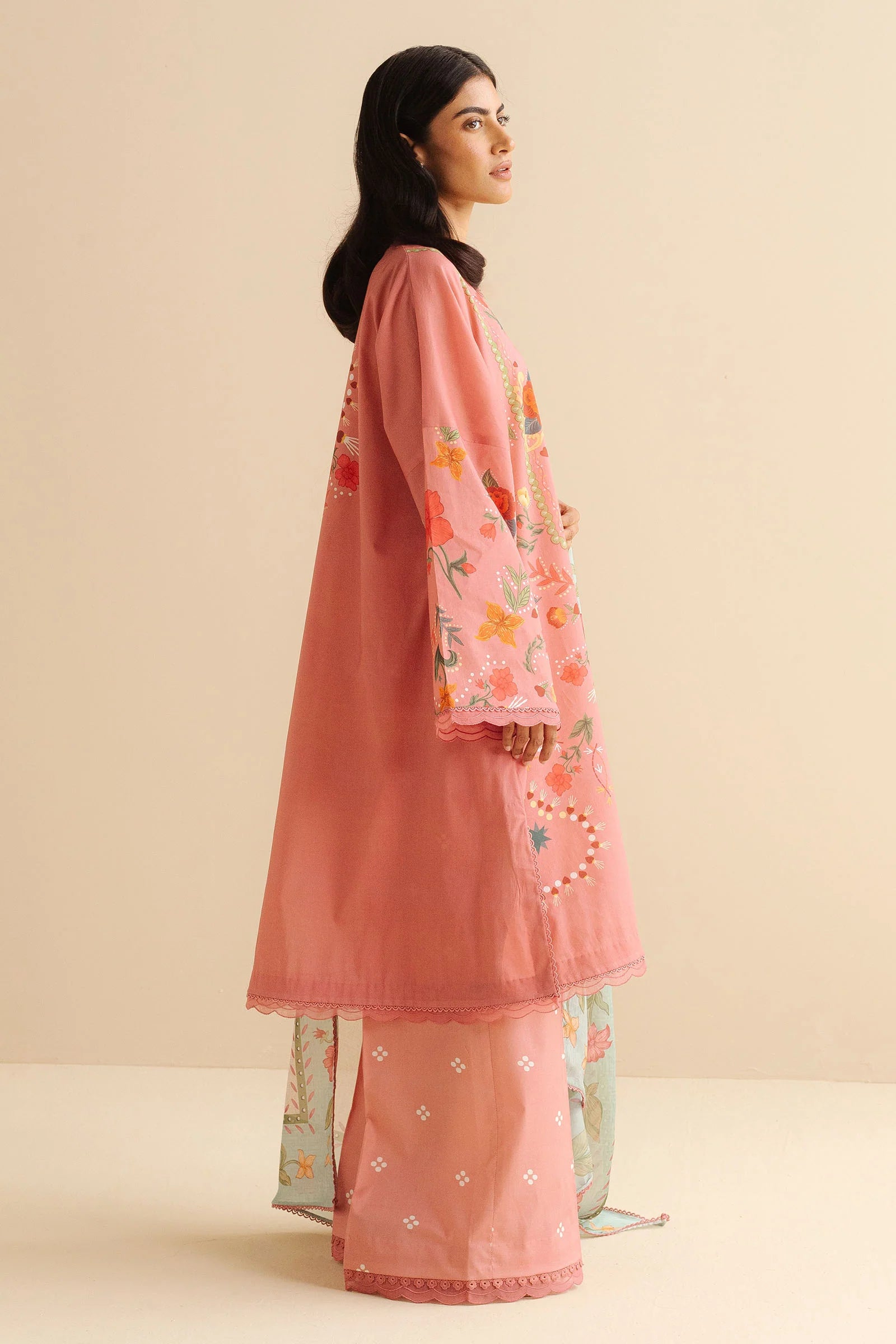 COCO BY ZARA SHAHJAHAN - 3PC UNSTITCHED - PRIINTED LAWN