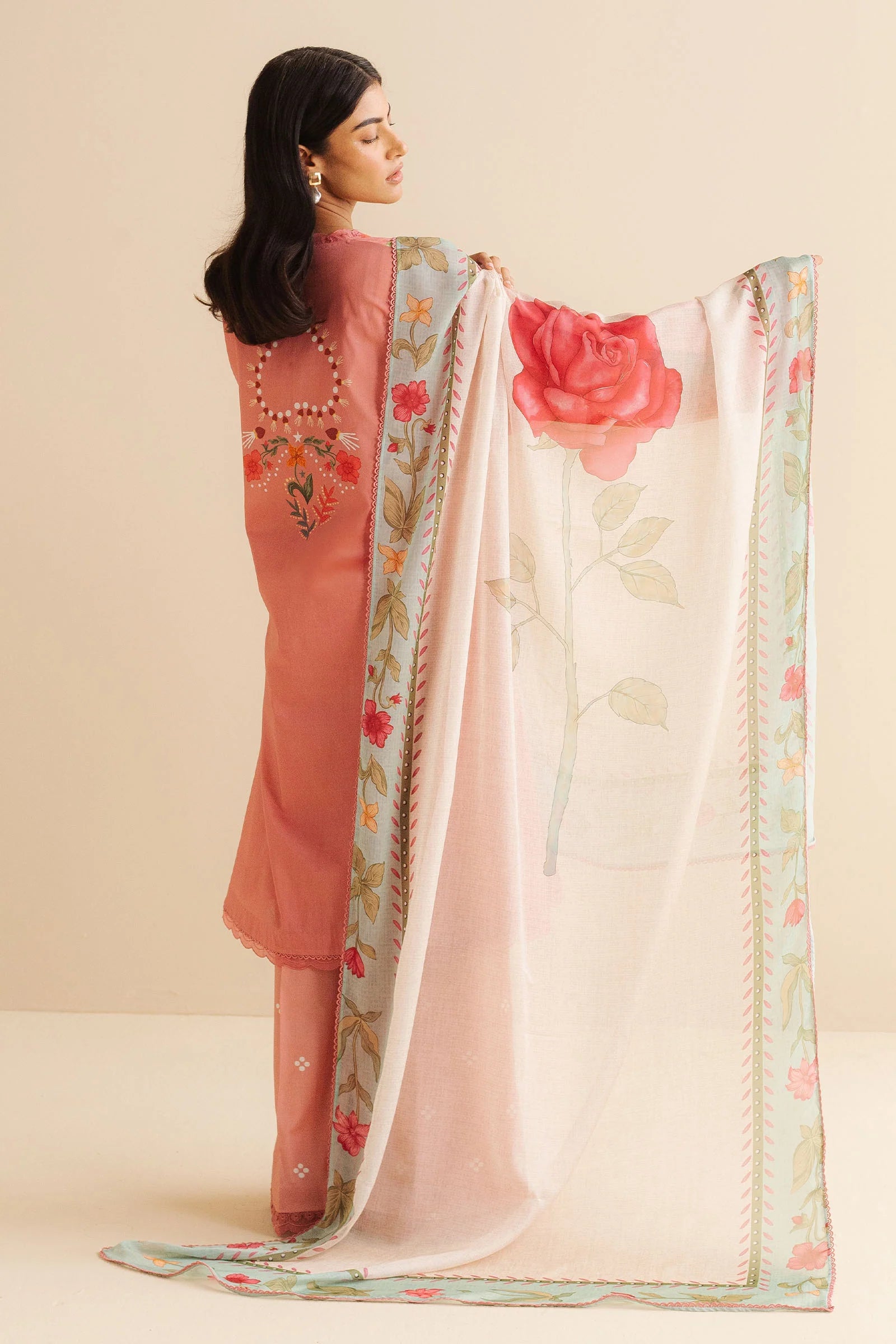 COCO BY ZARA SHAHJAHAN - 3PC UNSTITCHED - PRIINTED LAWN