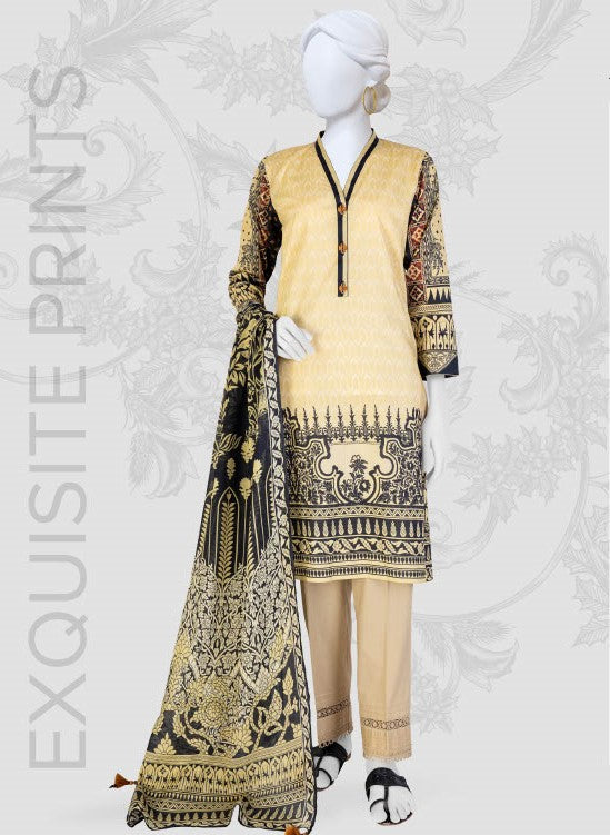 Panjnad By J. | Lawn Printed 3 Piece Unstitched Suit