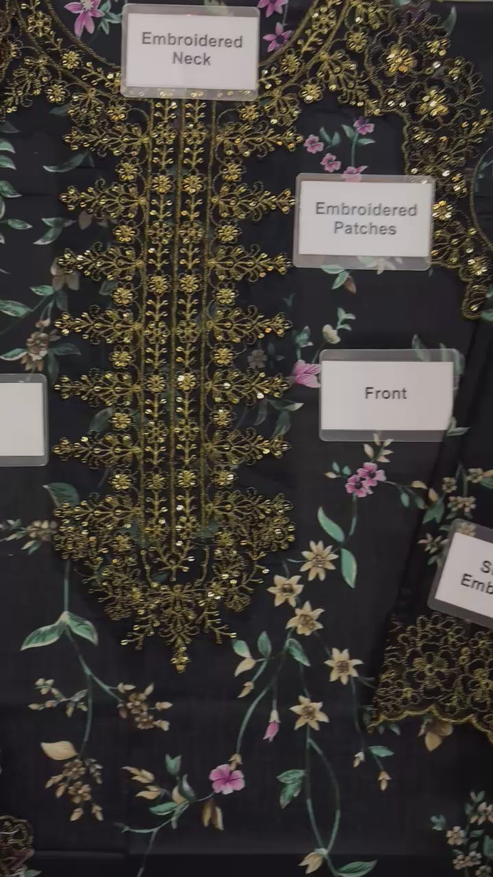 IZNIK - Embroidered Lawn 3- Piece Unstitched