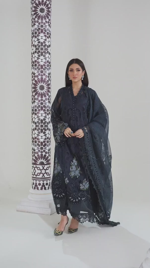 MARIA B. - 3 Piece Unstitched Embroidered Lawn Suit