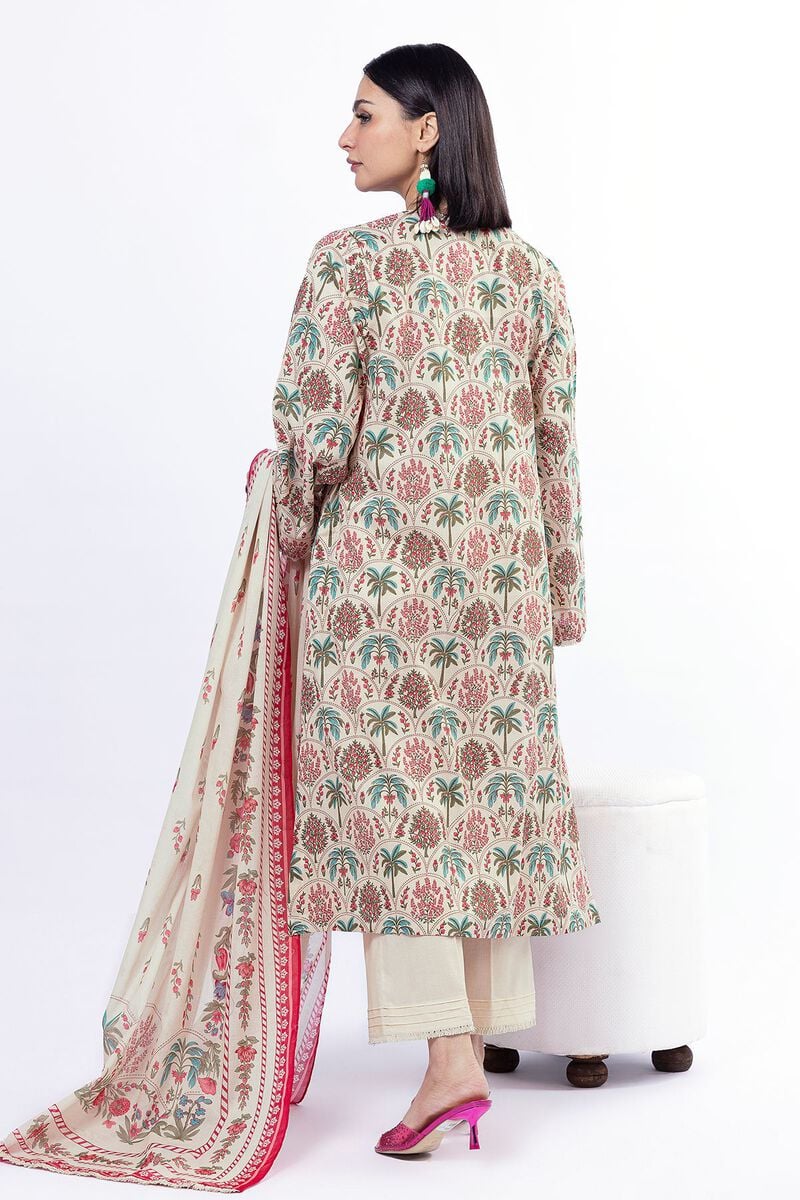 Khaadi - Unstitched 3 Piece Printed Lawn
