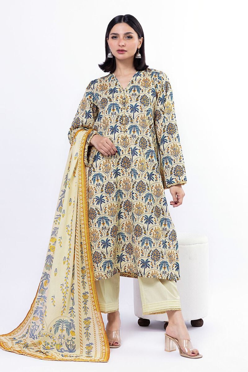 Khaadi - Unstitched 3 Piece Printed Lawn