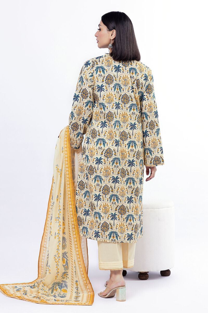 Khaadi - Unstitched 3 Piece Printed Lawn