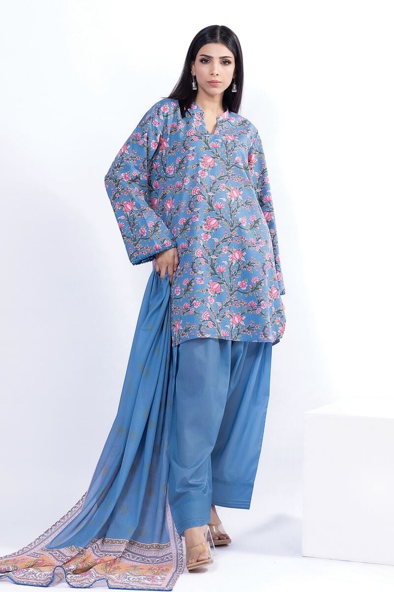 Khaadi - Unstitched 3 Piece Printed Lawn