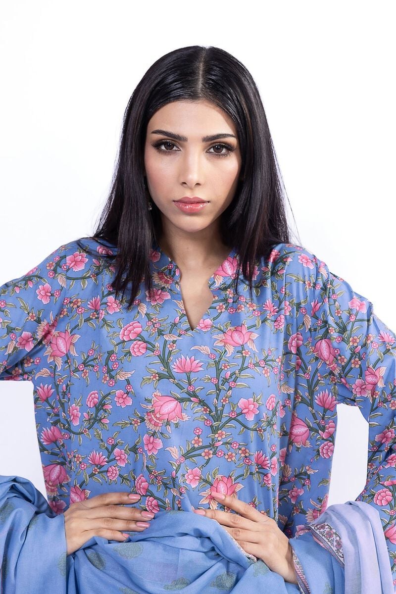 Khaadi - Unstitched 3 Piece Printed Lawn