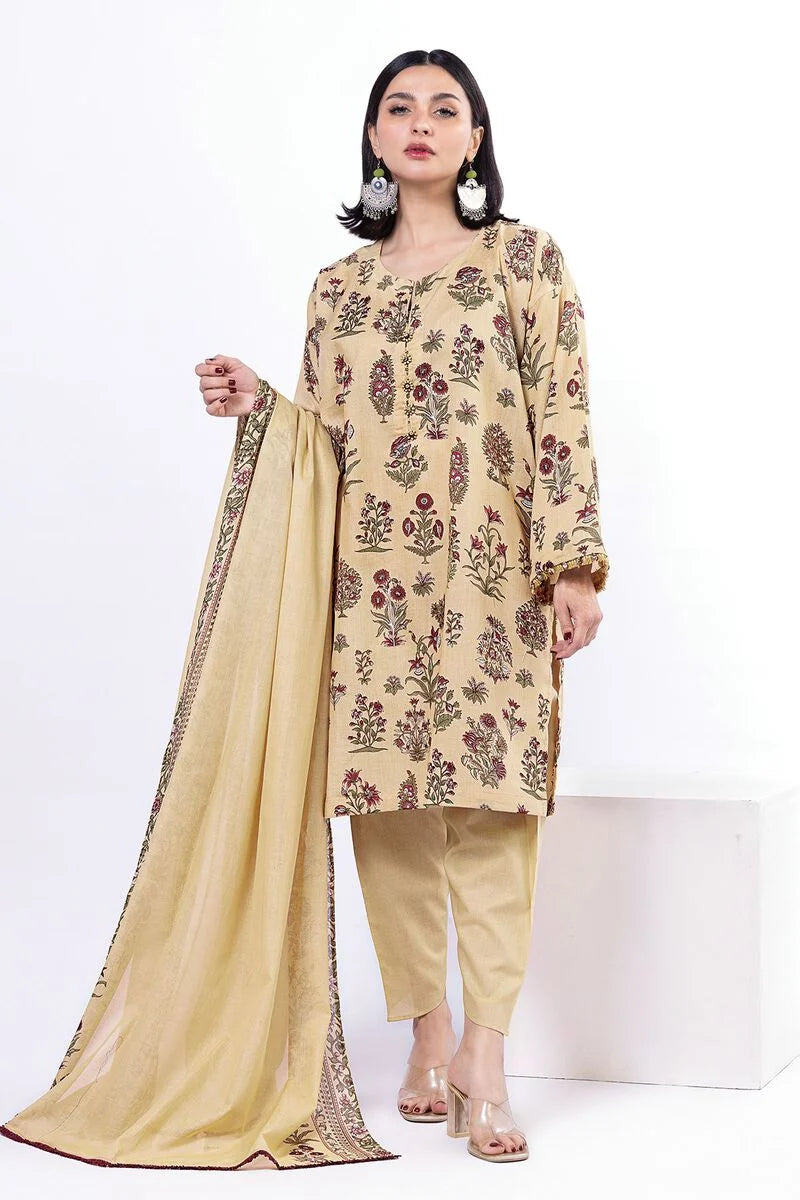 Khaadi - Unstitched 3 Piece Printed Lawn