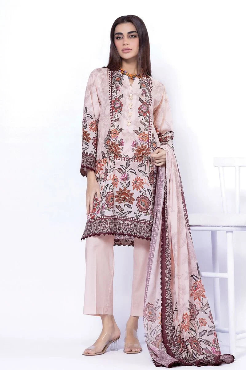 Khaadi - Unstitched 3 Piece Printed Lawn