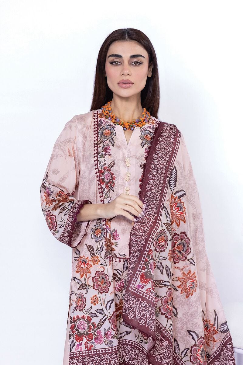 Khaadi - Unstitched 3 Piece Printed Lawn